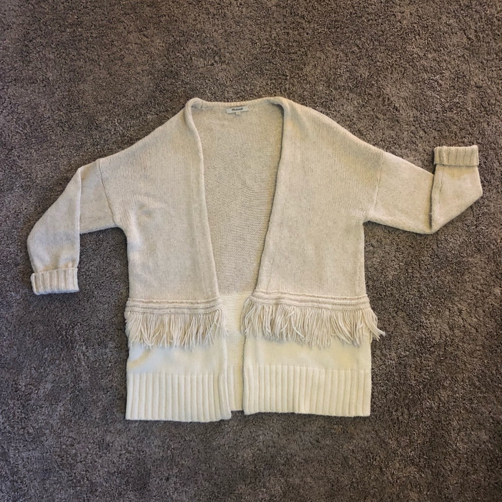 Madewell Fringe Cardigan